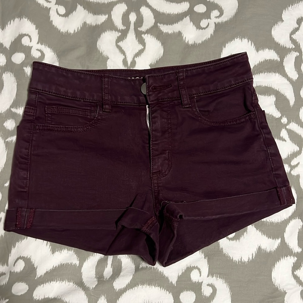 Denim Hi-rise shorts